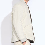 ALDERLEY | relaxed fit reversible liner jacket | heather espresso