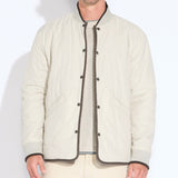 ALDERLEY | relaxed fit reversible liner jacket | heather espresso
