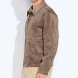 ELKO | driving jacket | dark taupe