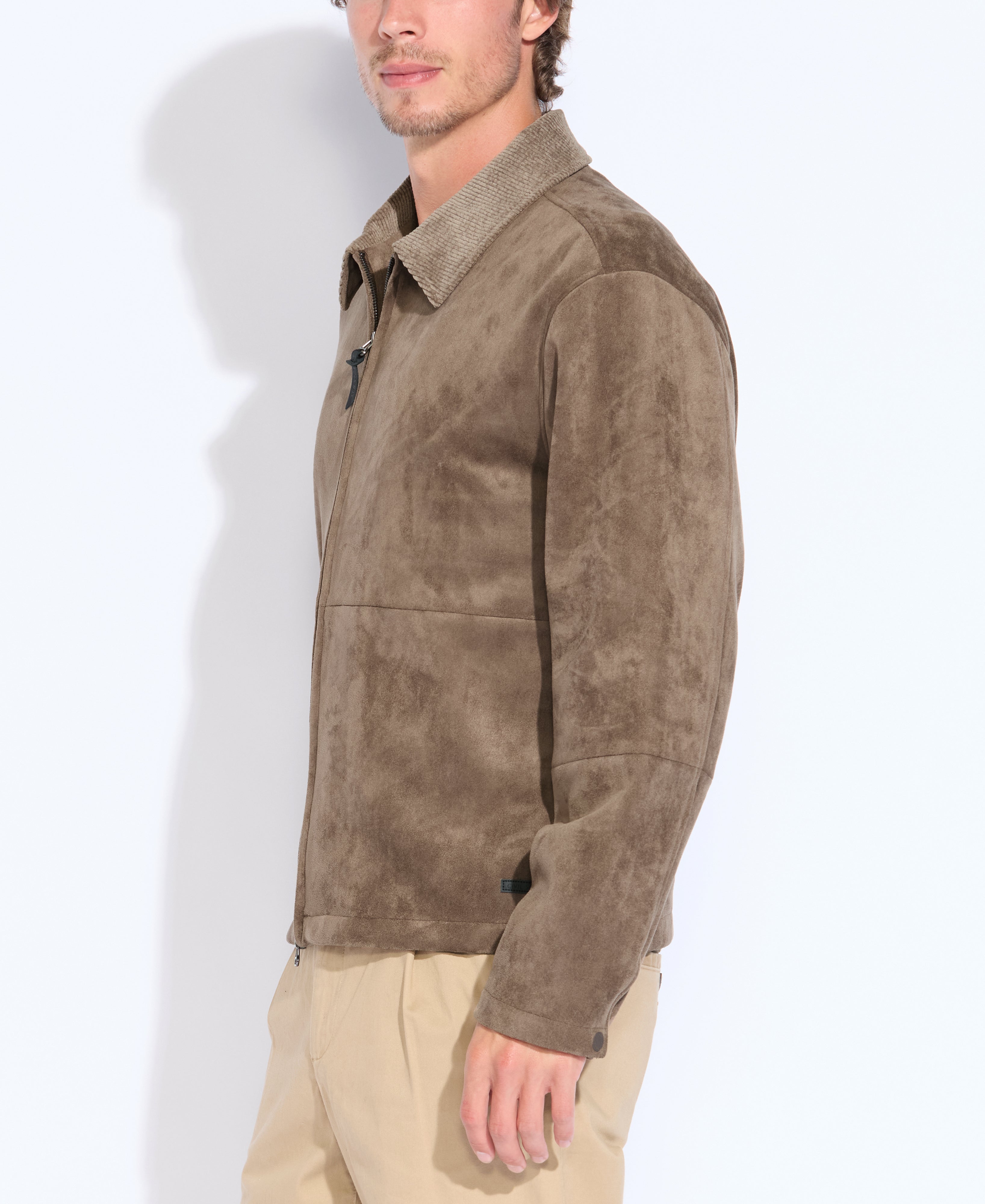 ELKO | driving jacket | dark taupe