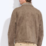 ELKO | driving jacket | dark taupe