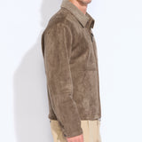 ELKO | driving jacket | dark taupe
