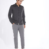 Jax Knit Shirt (Charcoal)