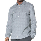 Tigg Knit Flannel Shirt (Heather Charcoal)