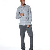 Tigg Knit Flannel Shirt (Heather Charcoal)