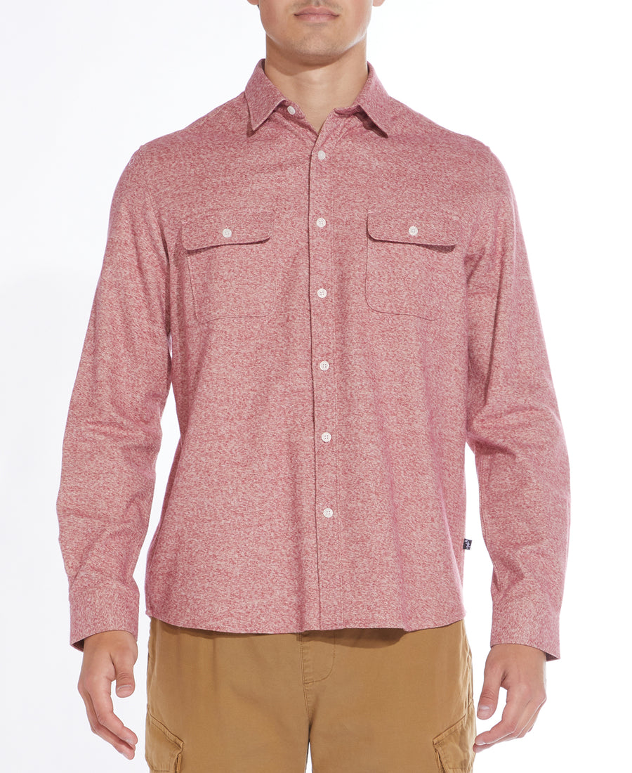 Jeffres Flannel Shirt (Ketchup)