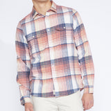 Silas Flannel Shirt (Salmon)