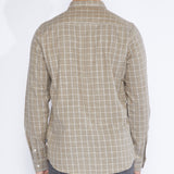 Enzo Flannel Shirt (Heather Taupe)