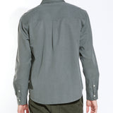 ERNST | relaxed fit long sleeve shirt | dark charcoal
