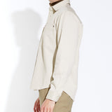 ERNST | relaxed fit long sleeve shirt | ecru