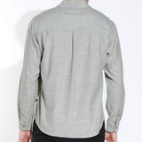 LINWOOD | relaxed fit long sleeve western shirt | heather gray