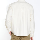 LINWOOD | relaxed fit long sleeve western shirt | ivory