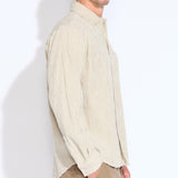 GILLETTE | relaxed fit long sleeve shirt | oatmeal