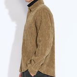 GILLETTE | relaxed fit long sleeve shirt | tobacco