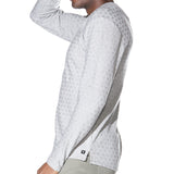 Hogan Long Sleeve Henley (Heather Gray)