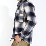 MICAH |  relaxed fit shirt jacket | navy