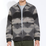 CUNNINGHAM | relaxed fit overshirt | dark charcoal