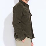 LIVERPOOL | boxy fit shirt jacket | dark olive