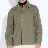 MONTROSE | boxy fit shirt jacket | olive