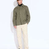 MONTROSE | boxy fit shirt jacket | olive