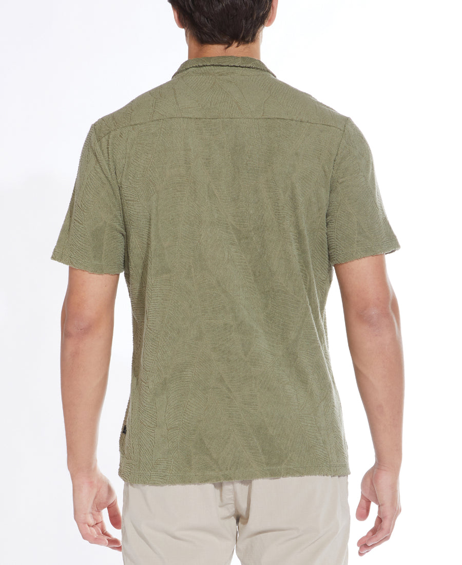 Rivera Knit Pocket Resort Shirt (Olive)