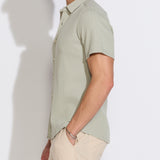 RANCHO | regular fit knit shirt | sage