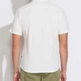 RANCHO | regular fit knit shirt | white