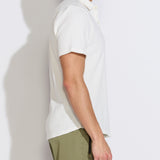 RANCHO | regular fit knit shirt | white