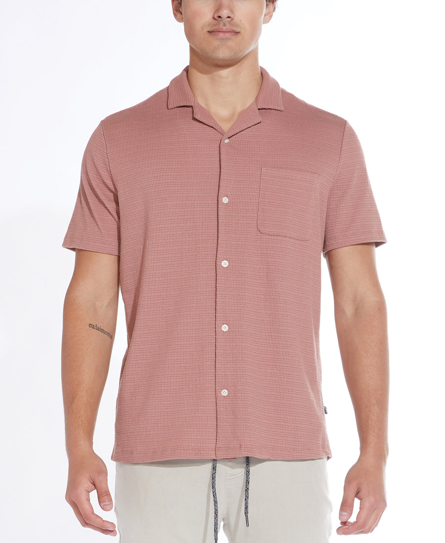 Plata Knit Resort Shirt (Clay)