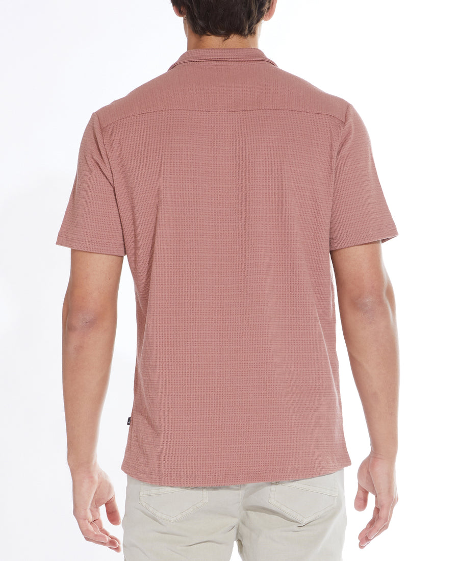Plata Knit Resort Shirt (Clay)