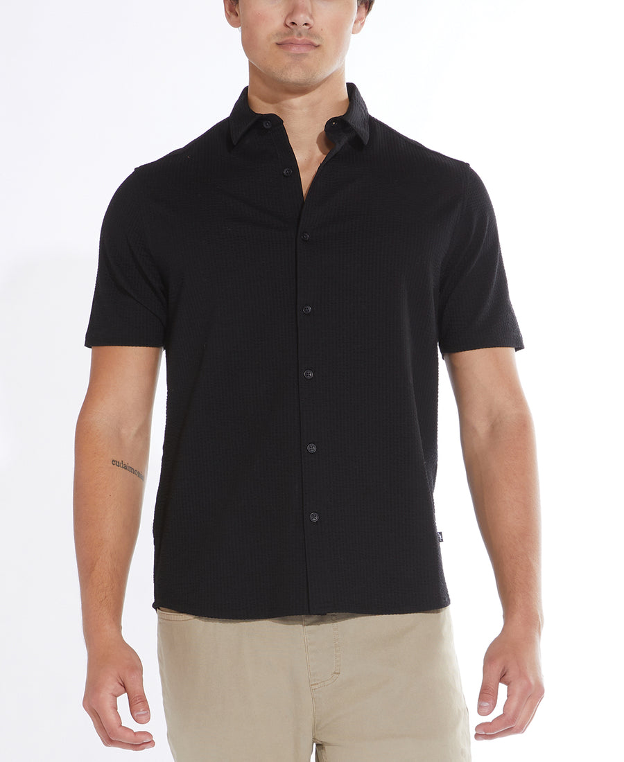 Worley Knit Shirt (Black)