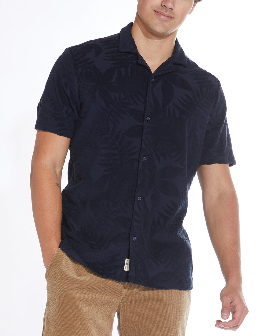 Kanoa Knit Resort Shirt (Dark Navy)
