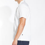 VIGGO | knit resort shirt | white