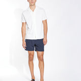VIGGO | knit resort shirt | white