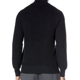 Nikhil Zip Funnel Neck Sweater (Black)