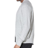 Nikhil Zip Funnel Neck Sweater (Heather Gray)