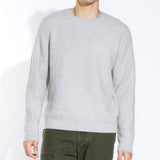 CURTIS | oversized fit plush raglan sweater | gray