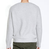 CURTIS | oversized fit plush raglan sweater | gray