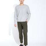 CURTIS | oversized fit plush raglan sweater | gray