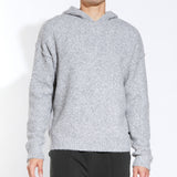 AVERY | oversized fit plush sweater hoodie | heather gray