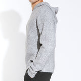 AVERY | oversized fit plush sweater hoodie | heather gray