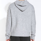 AVERY | oversized fit plush sweater hoodie | heather gray