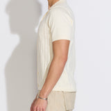 ZARAGOZA | resort sweater polo | cream