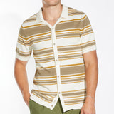 ARGOS | sweater knit resort shirt | cream