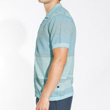 FARO | sweater knit resort shirt | aqua