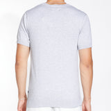 GRAVINA | sweater knit tee | heather light gray