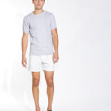 GRAVINA | sweater knit tee | heather light gray