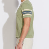 PENSACOLA | relaxed fit sweater knit tee | sage