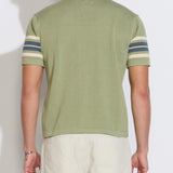 PENSACOLA | relaxed fit sweater knit tee | sage