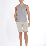 Thiago Sweater Knit Tank Top (Heather Gray)